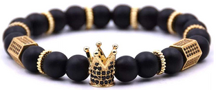 (Midnight) Black/Gold Luxury Bracelet