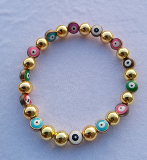 Rainbowgold Evileye Bracelet
