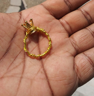 King Crown Wire Wrapped Ring