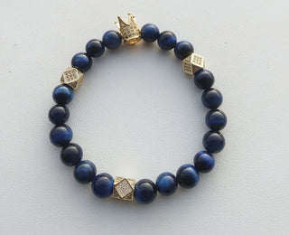 Unisex Ocean Blue Tigers Eye